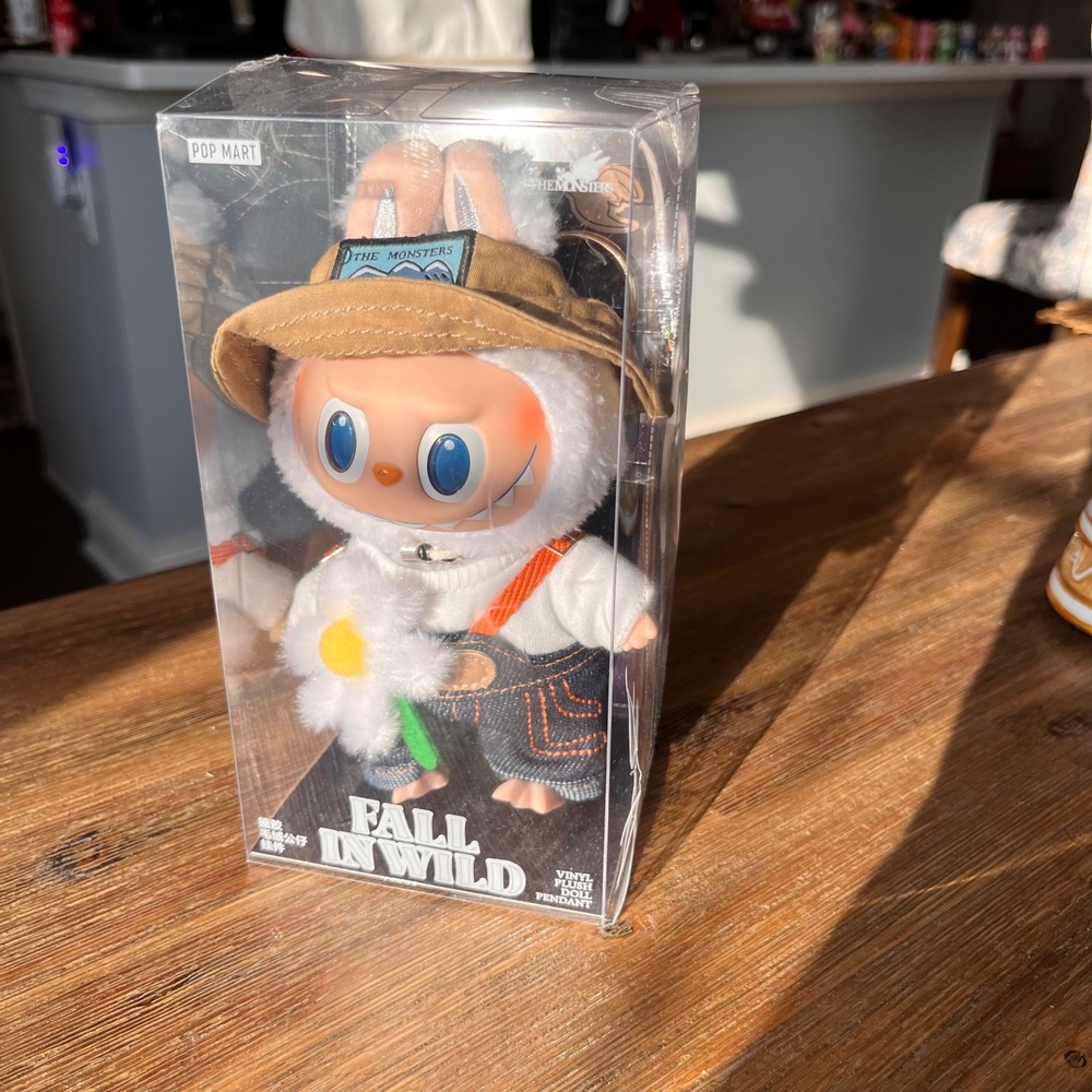 Pop Mart The Monsters Fall In Wild Labubu Vinyl Plush Doll Pendant New